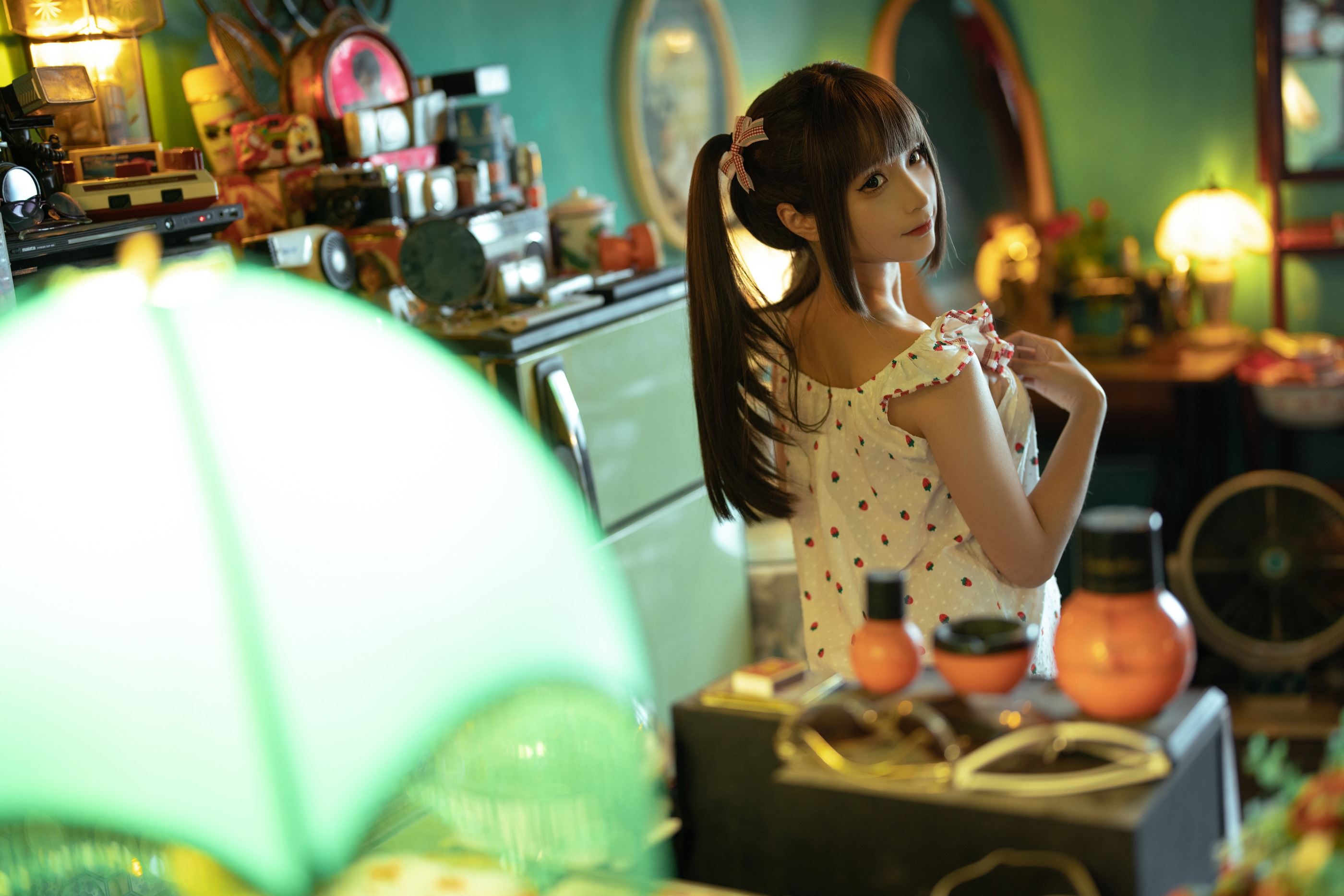 图片[1]-蠢沫沫 – NO.206 红格子 [118P]-XikXak